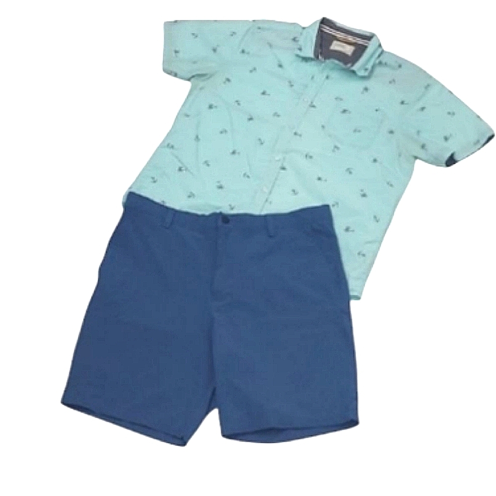 Banana Republic Dressy Casual Shorts Four Pockets Belt Loops BR Logo Dress Short
